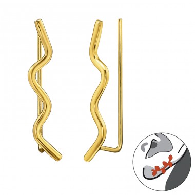 Val din Argint - Argint 925 Cercei tip ear cuffs A4S28630