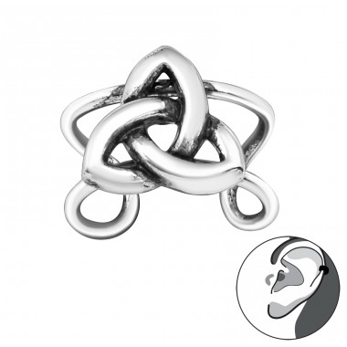Celtic Knot - 925 Sterling Silver Ear Cuffs and Ear climbers A4S29193
