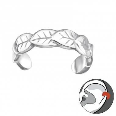 Leafs - 925 Sterling Silver Ear Cuffs and Ear climbers A4S30589