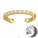 Golden Sparkling - 925 Sterling Silver Ear Cuffs And Ear Pins A4S40888