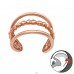 Rosegold 3 stripes - 925 Sterling Silver Ear Cuffs And Ear Pins A4S42150