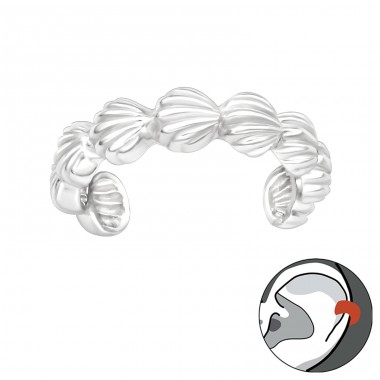 Shells ear decoration - 925 Sterling Silver Ear Cuffs And Ear Pins A4S43283