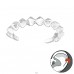 Patterned - 925 Sterling Silver Ear Cuffs and Ear pins A4S43577