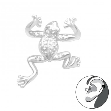 Frog - 925 Sterling Silver Ear Cuffs and Ear climbers A4S43583