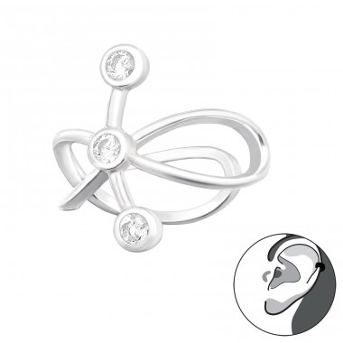 Geometric - 925 Sterling Silver Ear Cuffs and Ear climbers A4S44617