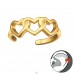 Inimi aurii inlantuite - Argint 925 Cercei Tip Ear Cuffs A4S44985