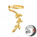 Frunze aurii - Argint 925 Cercei Tip Ear Cuffs A4S44989