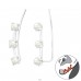 Perle înșiruite - Argint 925 Cercei Tip Ear Cuffs A4S45782