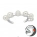 Cercei cu perle - Argint 925 Cercei Tip Ear Cuffs A4S46252