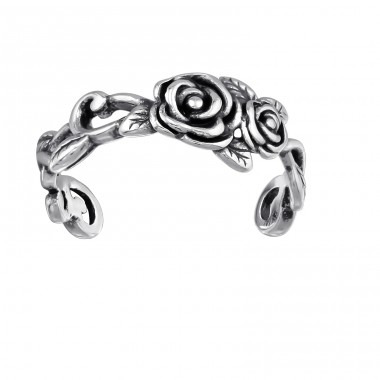 Rose Ohrkletterer - 925Er Silber Ohrklemme Und Ohrkletterer A4S46861