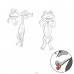 Frog - 925 Sterling Silver Double-sided Ear Studs A4S24269