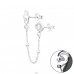 Hamsa si deochi - Argint 925 Două Fețe A4S44274
