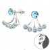 Basic Ear Jackets - 925 Sterling Silver Ear Jackets & Connector Earrings (PRS) A4S30212
