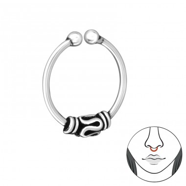 Bali - Striebro 925 Piercing do nosa A4S31997