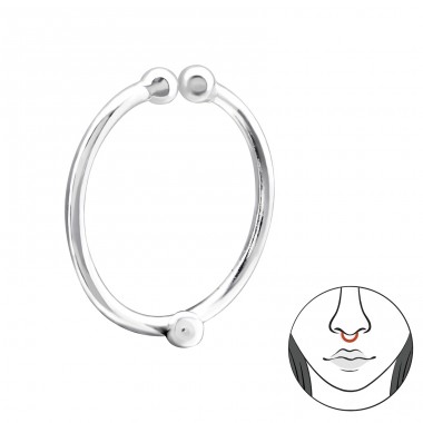 Karika - 925 Ezüst Orr piercing A4S34010