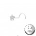 Nasenschraube Blume - Schmuck Silber 925 Nasenpiercing A4S34804