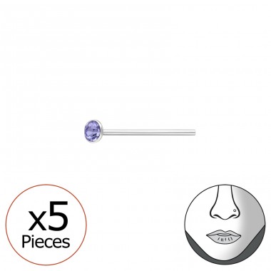 2mm Rotund - Argint 925 Piercing-Uri Nas A4S34824
