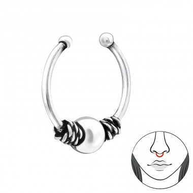 Bali - Striebro 925 Piercing do nosa A4S34847