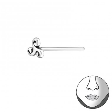 Spirál - 925 Ezüst Orr piercing A4S37355