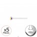 Okrúhly 1,5 mm - Šperkové Striebro 925 Piercing Do Nosa A4S42636