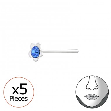 Piercing nazal floare - Argint 925 Piercing-Uri Nas A4S43010