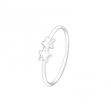 Stars  - 925 Sterling Silver Nose Silver Piercing A4S47592