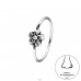 Floare antichizata - Argint 925 Piercing-Uri Nas A4S49255