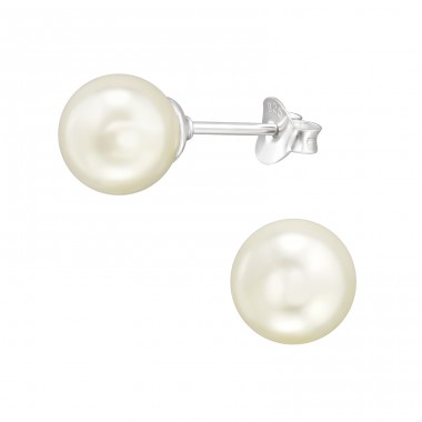 Perle - 925Er Silber Ohrstecker Mit Perlen A4S47591