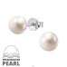 6 mm Fresh Water Pearl - 925 Sterling Silver Ear Studs With Pearls A4S50635