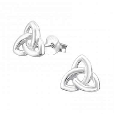 Sign - 925 Sterling Silver Plain Ear Studs A4S16442