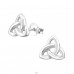 Sign - 925 Sterling Silver Plain Ear Studs A4S16442
