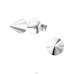 Cone - 925 Sterling Silver Plain Ear Studs A4S18062