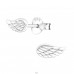 Wing - 925 Sterling Silver Plain Ear Studs A4S18828