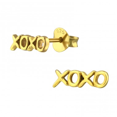 Strieborný Xoxo - Striebro 925 Jednoduché puzetové Náušnice A4S21468