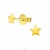 Star - 925 Sterling Silver Plain Ear Studs A4S21483