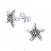 Starfish - 925 Sterling Silver Plain Ear Studs A4S29604