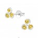 Keltisch - 925er Silber Glatte Ohrstecker A4S36668