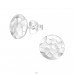 Round - 925 Sterling Silver Plain Ear Studs A4S39062