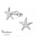 Starfish - 925 Sterling Silver Plain Ear Studs A4S39574