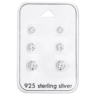 Silber-Ohrstecker – 925er Silber, Silber-Sets A4S28454