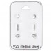 Cercei cristal din Argint - Argint 925 Seturi de argint A4S28463
