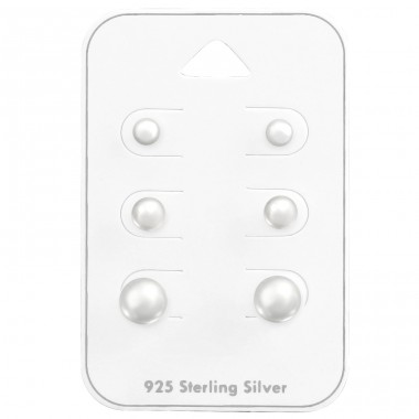 4 Mm, 6 Mm, 8 mm Guľaté - Striebro 925 Strieborné sety A4S35237