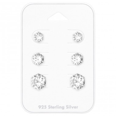 5 Mm, 6 mm A 8 mm Guľaté - Striebro 925 Strieborné sety A4S35239