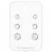 5Mm, 6mm And 8mm Round - 925 Sterling Silver Jewellery Sets A4S35239