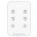 6mm Round, Heart And Star - 925 Sterling Silver Jewellery Sets A4S35244
