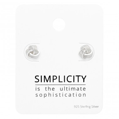 Uzol na karte "Simplicity" - Šperkové Striebro 925 Strieborné Sety A4S45500