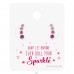 Geometric Ear Studs with Crystals - 925 Sterling Silver Jewellery Sets A4S47370
