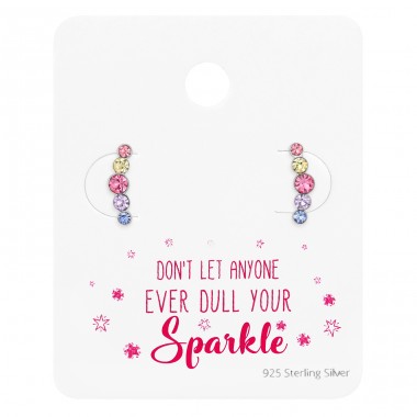 Sirag de Cristale Multicolore - Argint 925 Seturi De Argint A4S49018