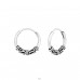 Bali - 925 Sterling Silver Bali Silver Hoops A4S14487