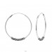 Ezüst 30mm Bali - 925 Ezüst Bali Fülbevaló A4S1724